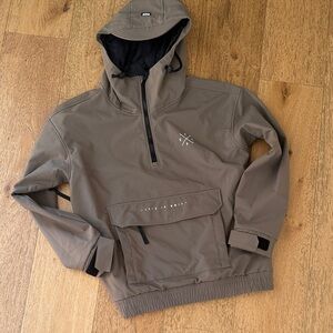 DOPE Men's Hooded Windbreaker in Olive